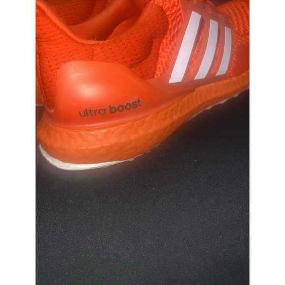 ADIDAS Size 7.5M Miami Hurricanes ULTRABOOST 1.0 DNA 2020 Orange Shoes #FY5812 - Picture 9 of 16